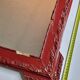 Louis XVI style mirror, repainted, vintage, 75 cm