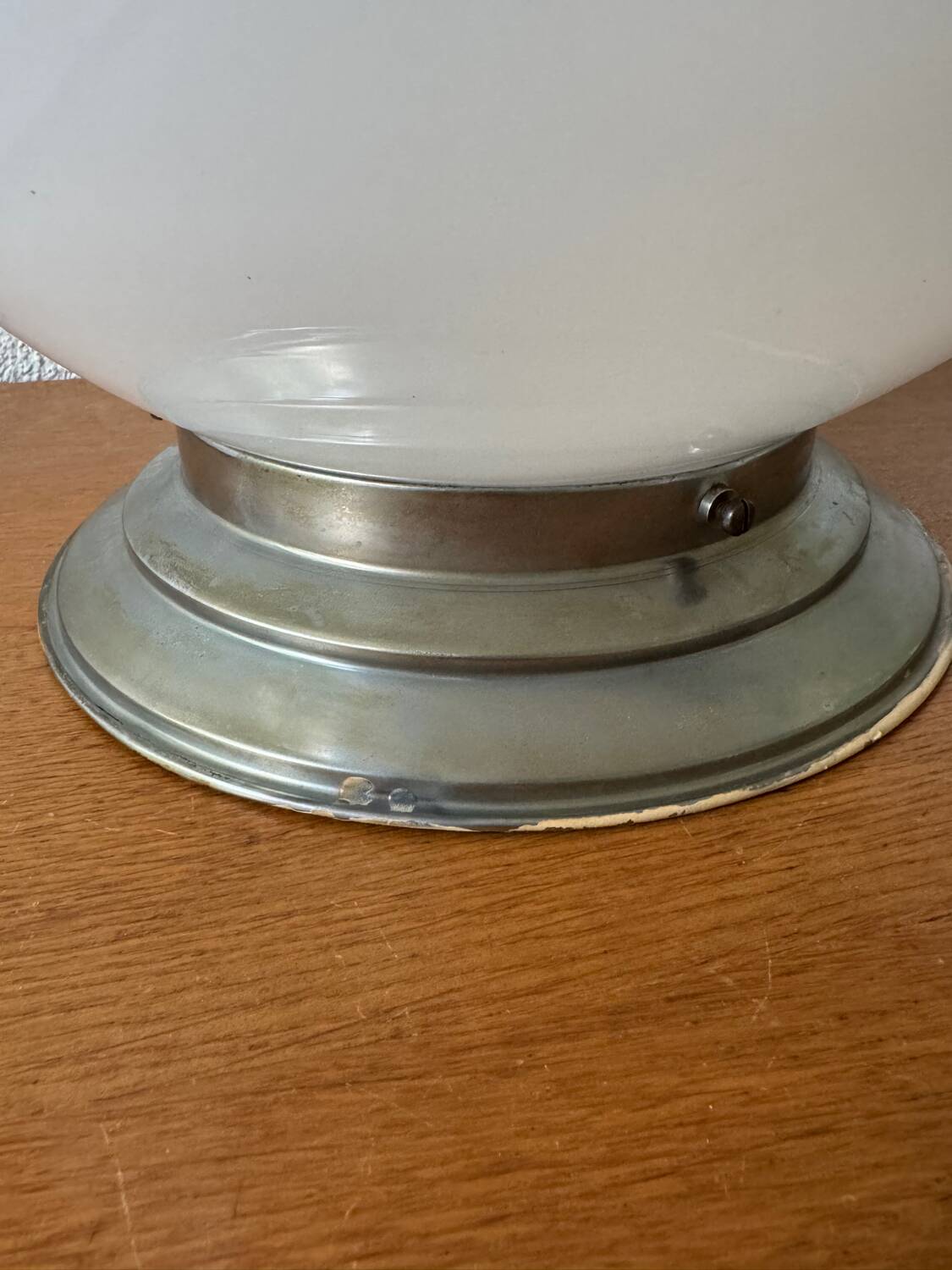 Plafonnier opaline Art Déco