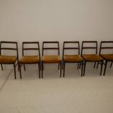 6 Scandinavian chairs by Arn Vodder in Rio rosewood