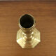 Antique brass candle holder
