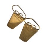 Serre-livres en laiton de style Hollywood Regency, Belgique, années 1970