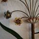 XL Vintage Mid-Century handmade 2 light bouquet wall lamp Italy 1950-1970