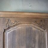 antique solid wood bonnetière