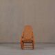 Vintage bentwood rocking chair by Luigi Crassevig, Italy 1970s