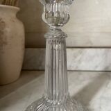 Lot of vintage glass candlesticks