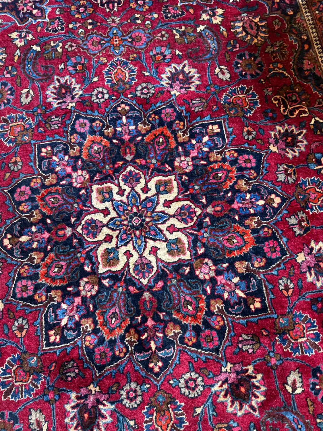 Large vintage Persian rug