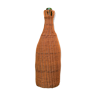 Vintage rattan bottle