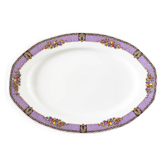 Plat en porcelaine czecho slovakia décor de fruits