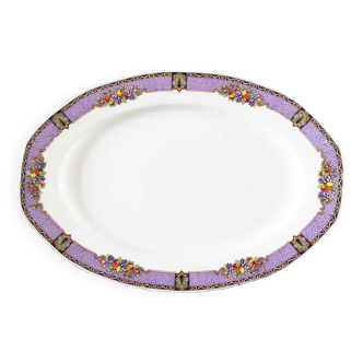 Plat en porcelaine czecho slovakia décor de fruits