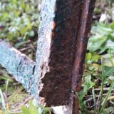 Industrial arched metal windows L73xH110 19th century glass roof