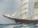 Huile sur toile signée bateau voilier 3 mats