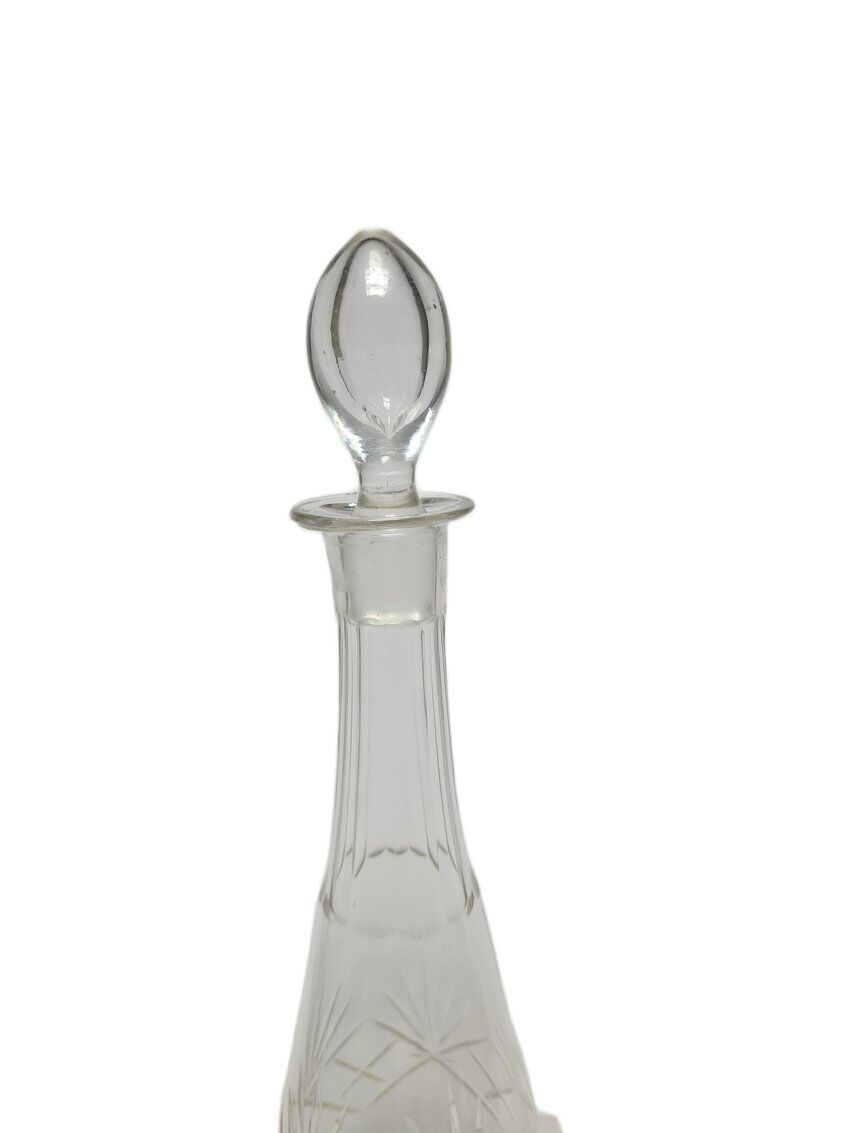 Art Deco crystal carafe, Germany, 1900s