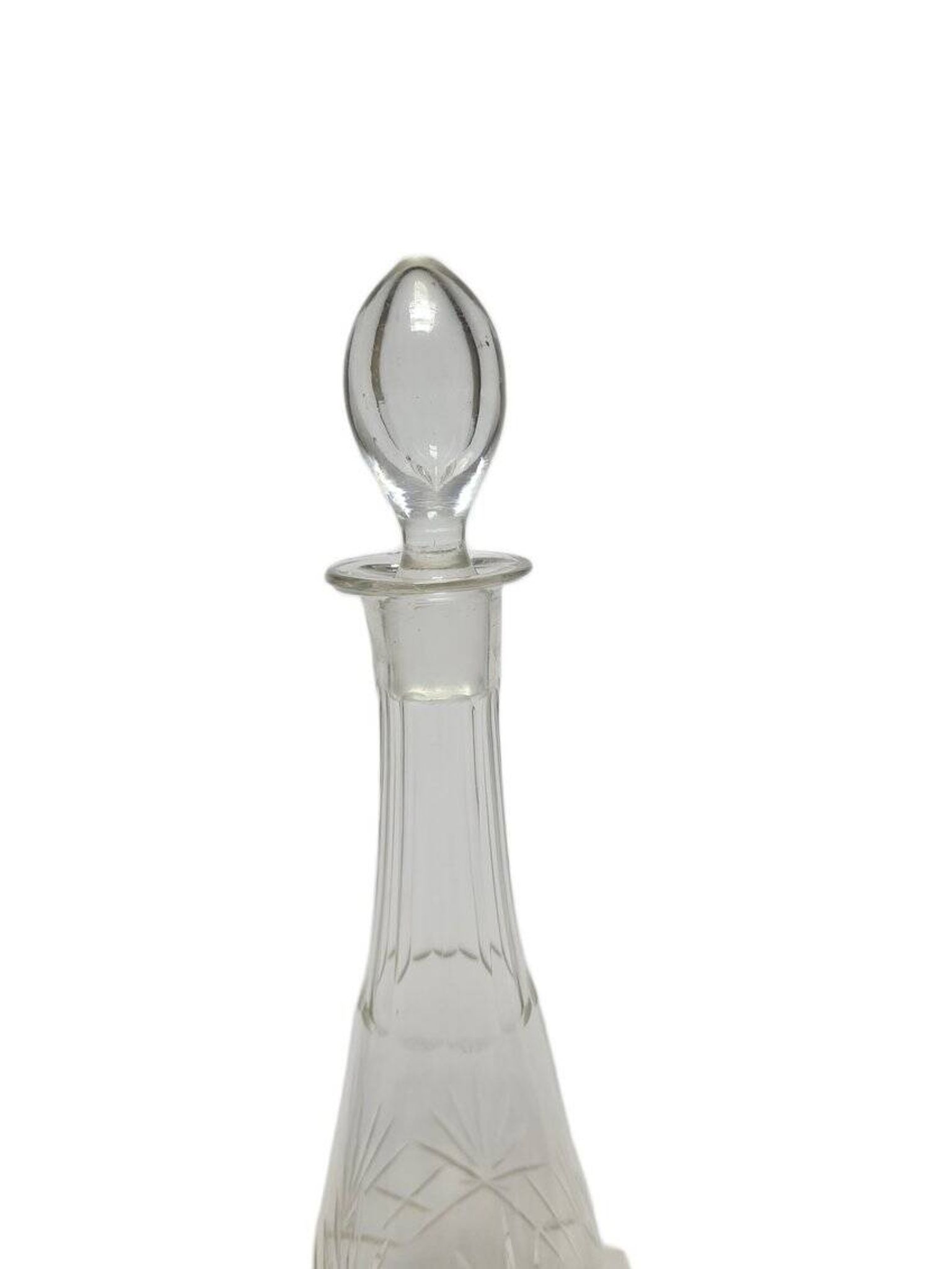 Art Deco crystal carafe, Germany, 1900s