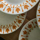 6 assiettes vintage tulipes sarreguemines