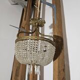Napoleon III basket chandelier with tassels