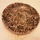 Ceramic dish signed lydia with flower patterns