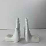 Pair of hands bookends 1970-80