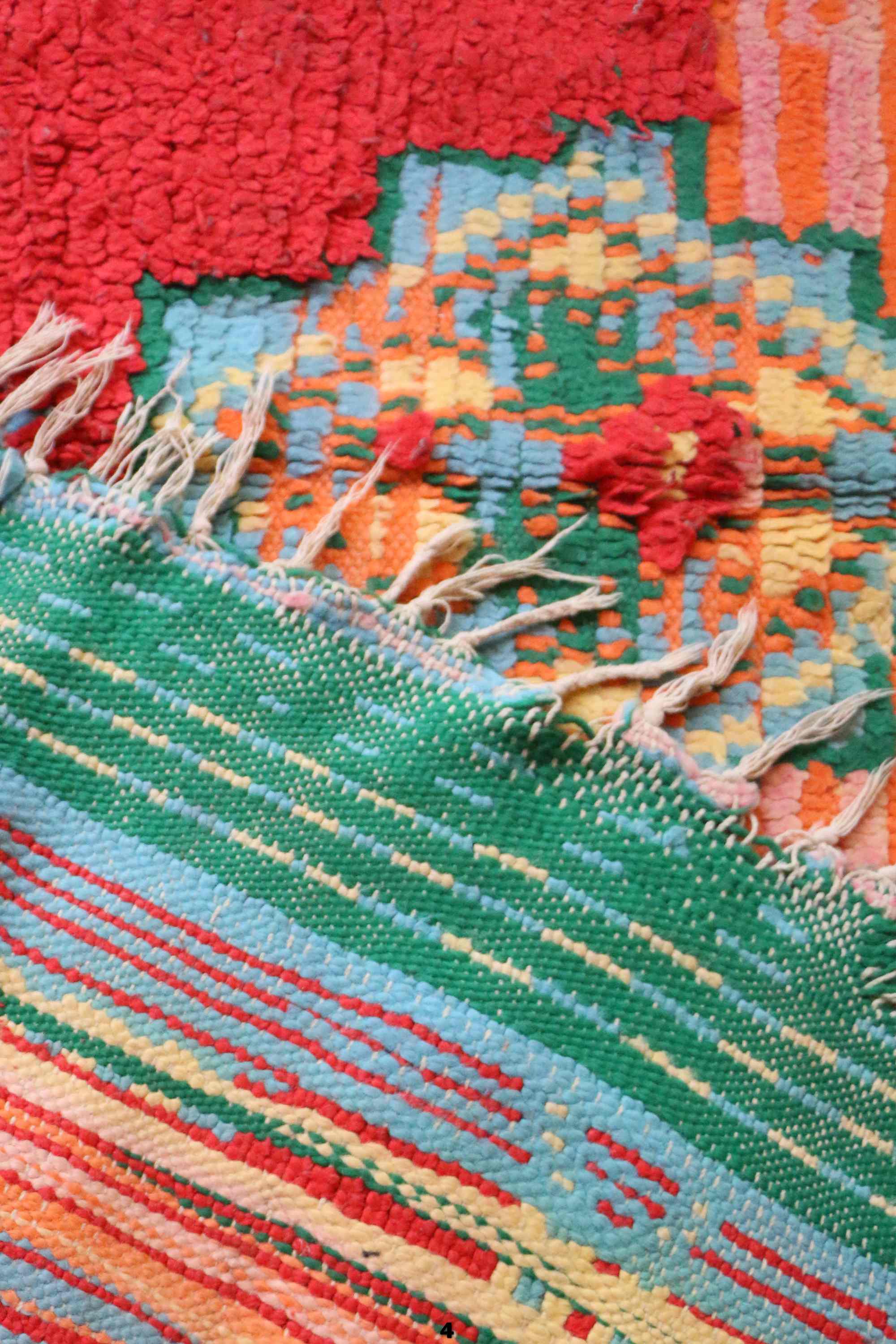 Vintage boujad carpet - 139 x 242 cm