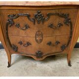 Antique - Vertiko, chest of drawers, inlays - Art Nouveau