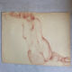 Female nude drawing