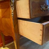 Louis XV style chest of drawers inlaid rosewood