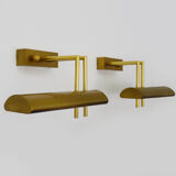 Pair of vintage sconces LG Paris, years 70