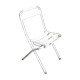 Chaise pliante en acier industriel