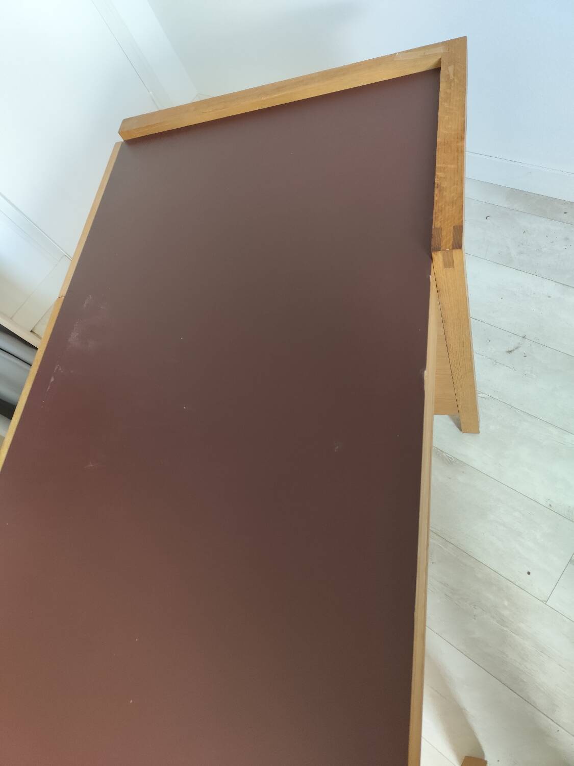 Bureau moderne habitat placage chêne