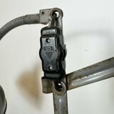 Grey Industrial Scissor Wall Lamp from Elektroinstala, 1960s