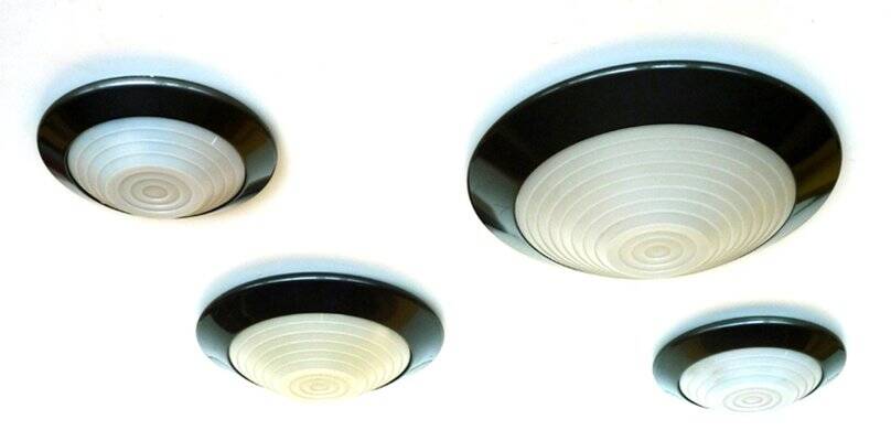 Vintage Ceiling Lights by Ezio Didone for Arteluce, Set of 4