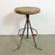 Grey Industrial Workshop Stool, 1960s
