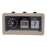 Alarm clock and perpetual calendar 70's