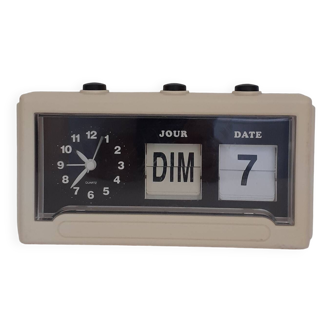 Alarm clock and perpetual calendar 70's