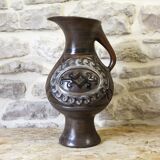 Ceramic vase pitcher by Jean de Lespinasse