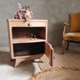 Old and pretty bedside table
