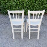 Pairs of  bistro chairs
