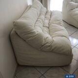 Sofa and armchair set STEINER Paris 1970s.