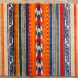 Small Kilim style short velvet rug