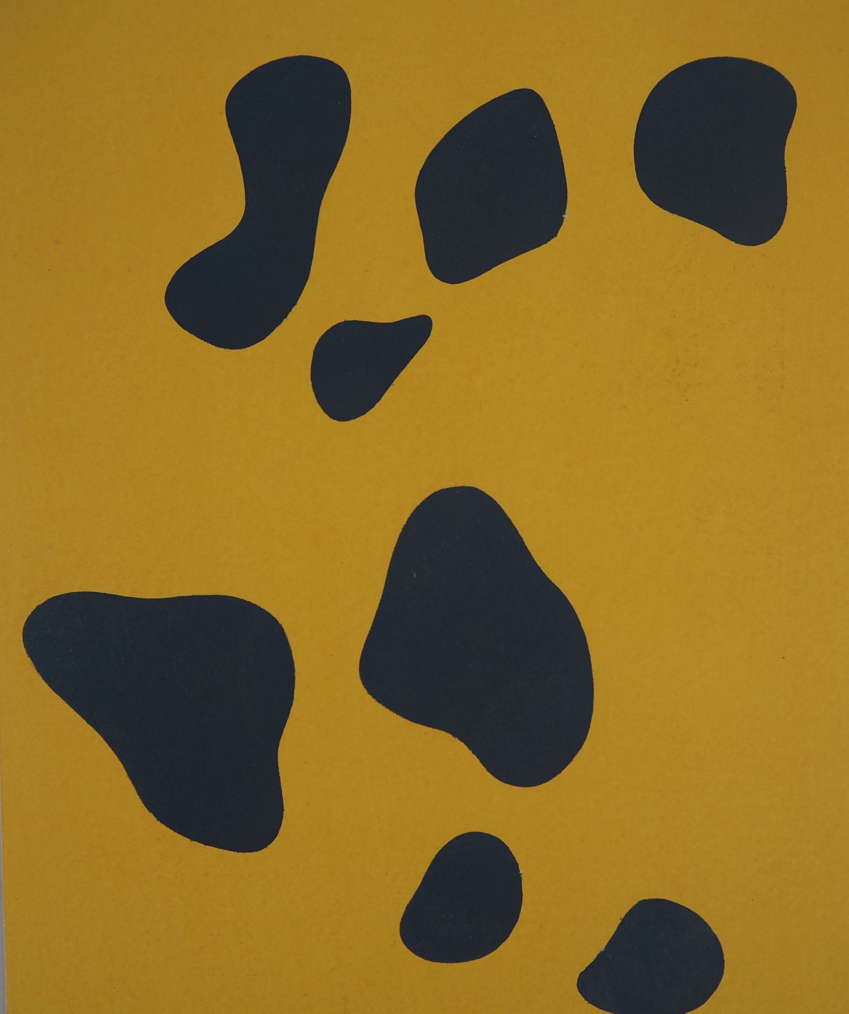 Jean arp : configuration - pochoir original