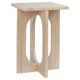 Table d'appoint en travertin "BOND"