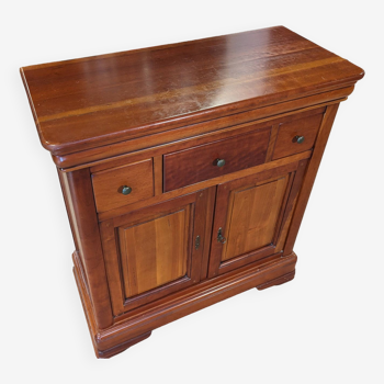 Small Louis Philippe style cherry wood sideboard