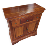 Small Louis Philippe style cherry wood sideboard