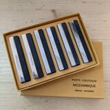 Ebony knife holder set