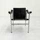 Fauteuil LC1 noir par Le Corbusier pour Cassina, 1970