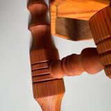 Vintage Swedish wall sconces in pine, 1970s, set of 2