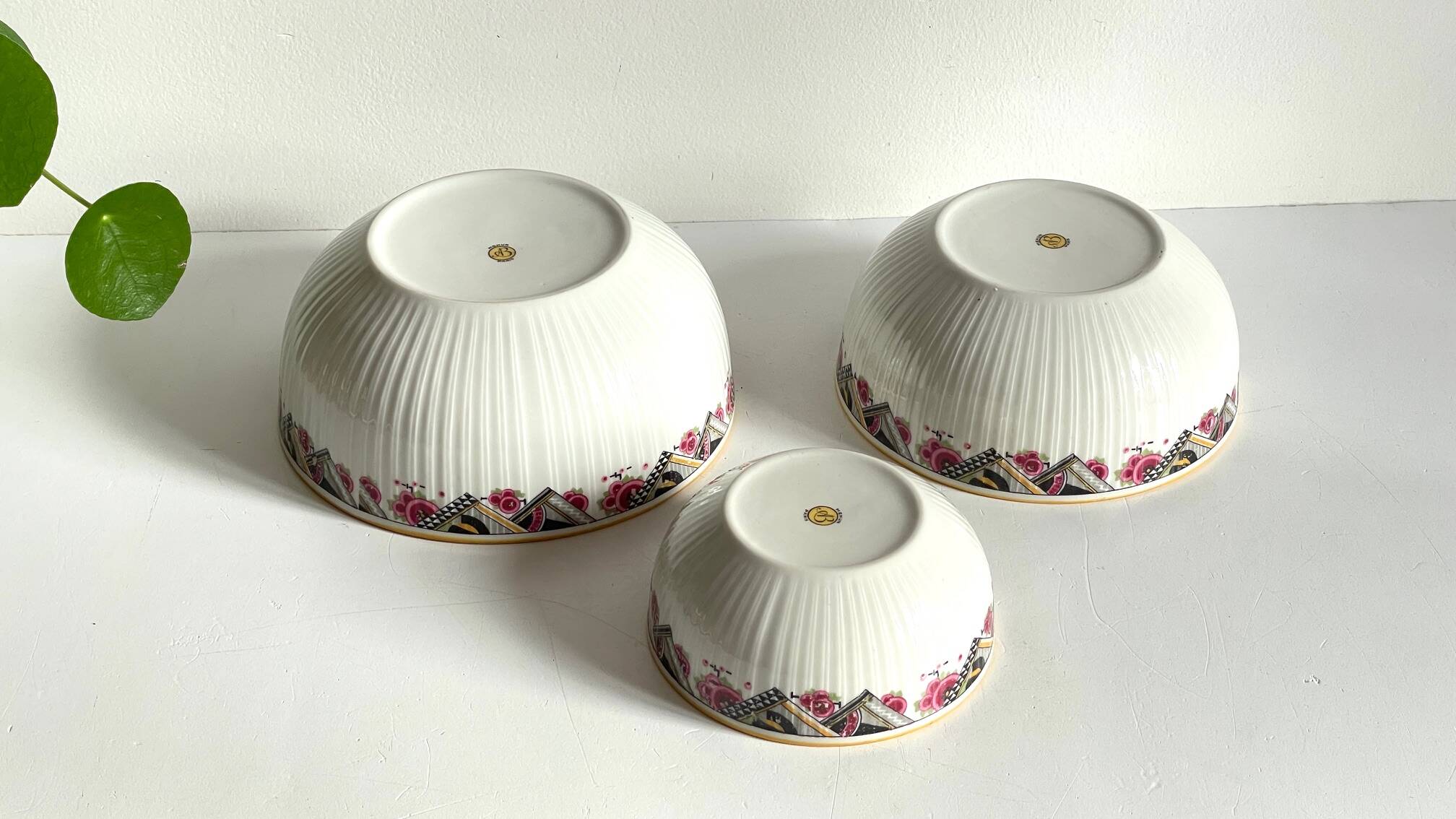 Saladiers mehun decor art deco