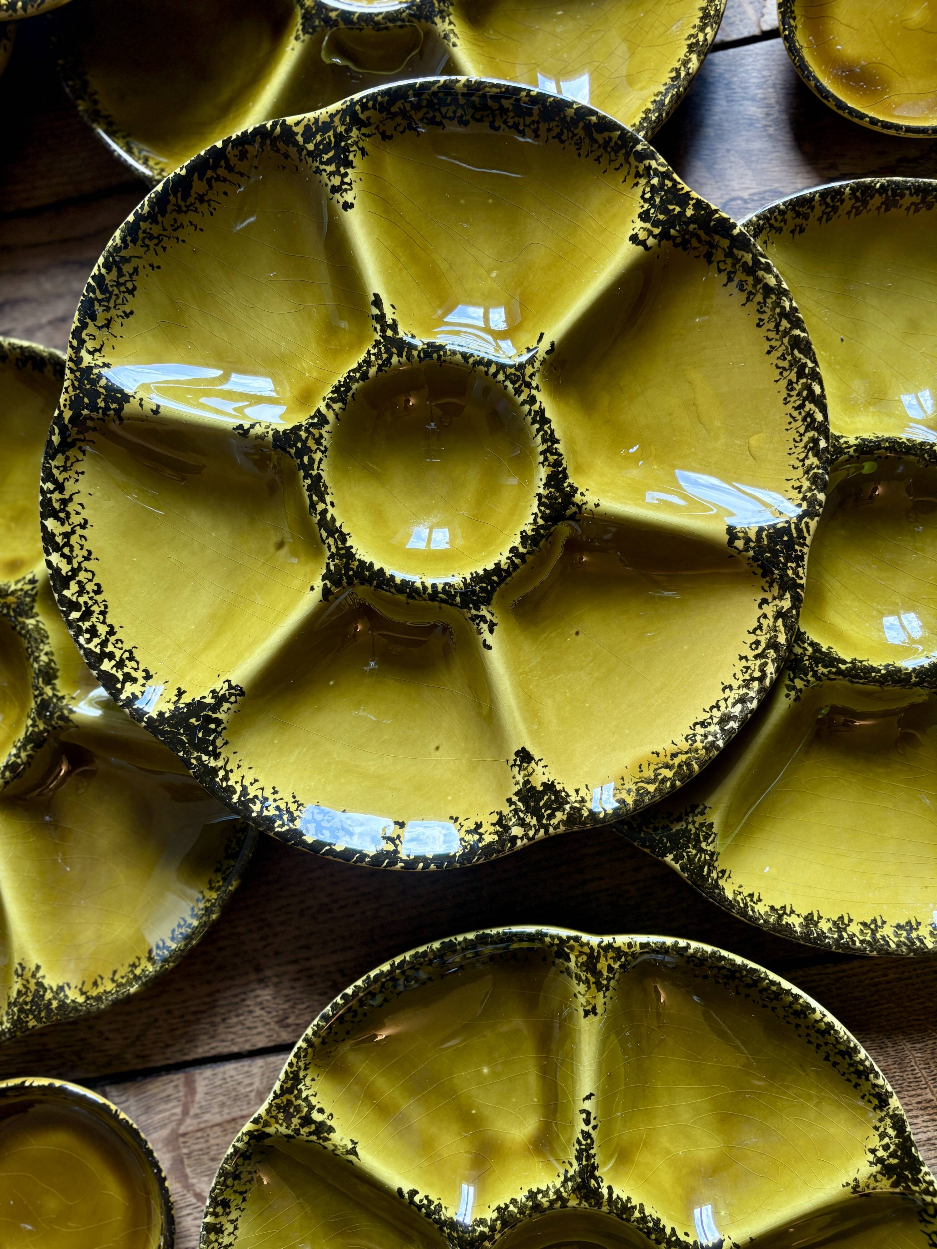 Vintage oyster or shellfish service from Gien