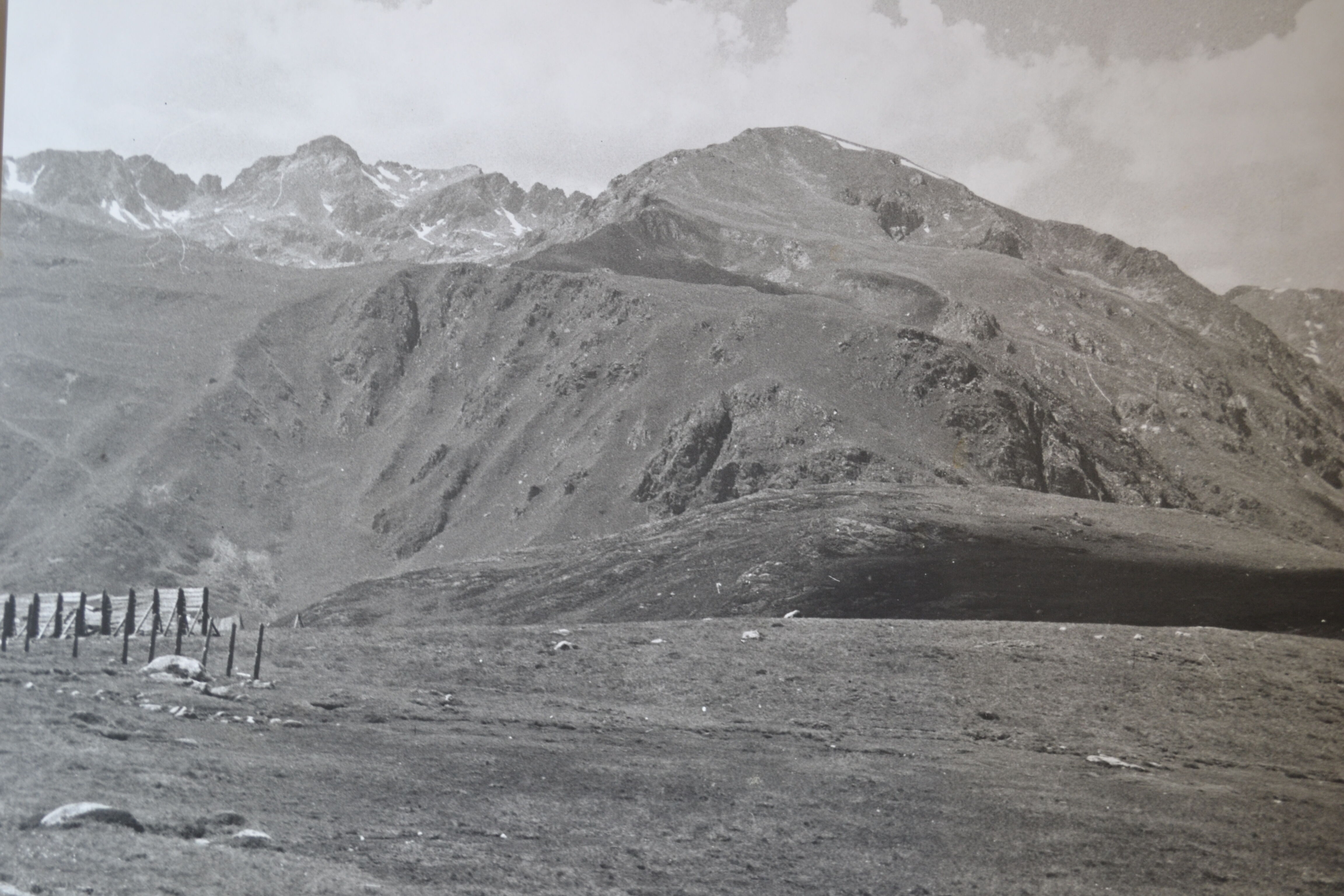 Anonymous silver photo mountains circa 1970