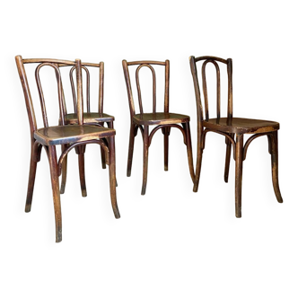 4 chaises bistrot Thonet