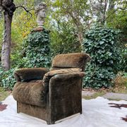 Fauteuil lounge postmoderne italien de Saporiti, 1970